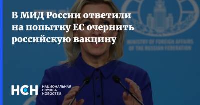 В МИД России ответили на попытку ЕС очернить российскую вакцину