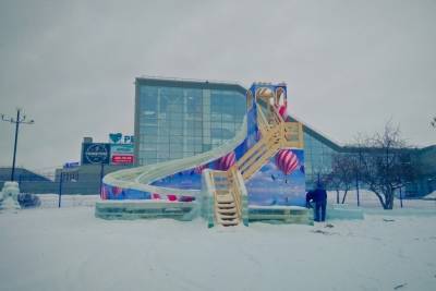 Ледовый городок на набережной открывается в Новосибирске