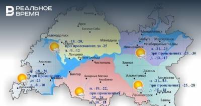 Сегодня в Татарстане ожидается до -18 градусов и небольшой снег