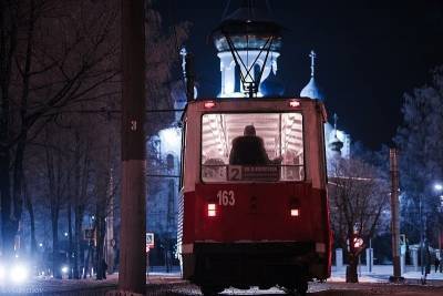 В Смоленске трамвай № 2 будет возить пассажиров всю новогоднюю ночь