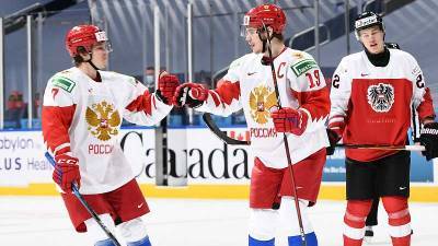 Россия разгромила Австрию и вышла в четвертьфинал МЧМ по хоккею