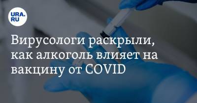 Вирусологи раскрыли, как алкоголь влияет на вакцину от COVID