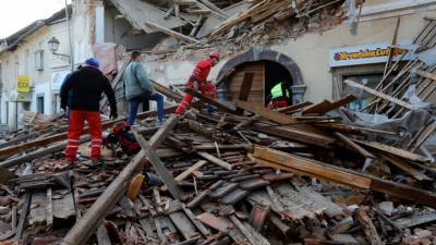 В результате землетрясения в Хорватии погибли семь человек