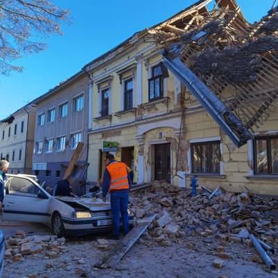 Число погибших в результате сильного землетрясения в Хорватии достигло семи