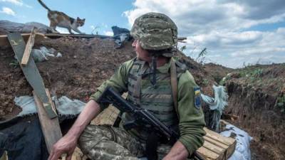 Россияне обстреляли бойцов ООС из запрещенного оружия, украинские военнослужащие ответили огнем