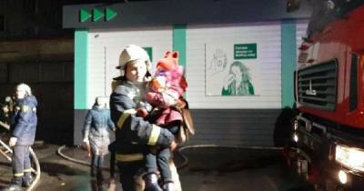 Крупный пожар в Кропивницкому: спасены 28 человек