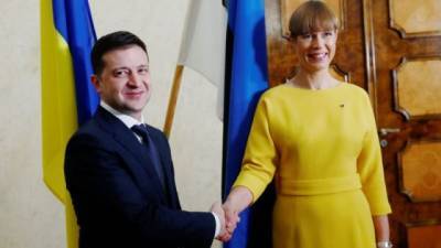 Зеленский поблагодарил президента Эстонии за поддержку территориальной целостности Украины