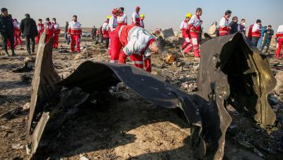 Расследование авиакатастрофы с украинским Boeing в Иране завершено