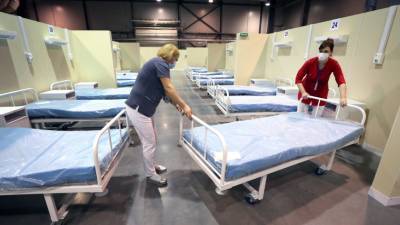 В петербургском «Ленэкспо» откроют еще три павильона для больных COVID-19