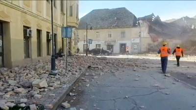 Землетрясение в Хорватии: семь человек погибли
