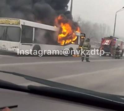Стали известны подробности пожара в автобусе в Новокузнецке