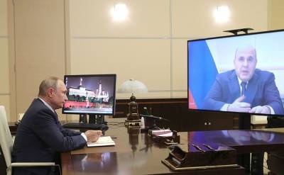 Рабочая встреча с Председателем Правительства Михаилом Мишустиным