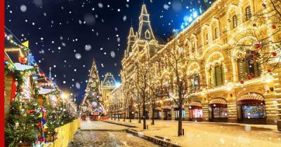 Снег и слякоть придут в Москву в новогоднюю ночь