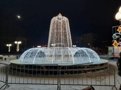 Иллюзорный фонтан на Театральной площади в Сыктывкаре зажжется сегодня