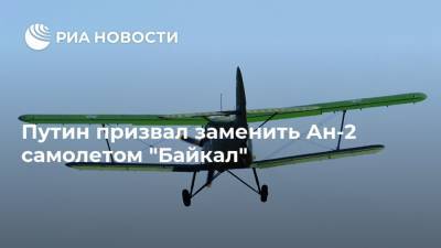 Путин призвал заменить Ан-2 самолетом "Байкал"
