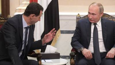 Асад в новогодней телеграмме Путину выразил надежду на победу над терроризмом