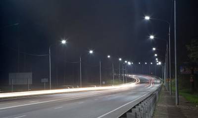 В Ульяновской области осветили более 44 километров транзитных автодорог