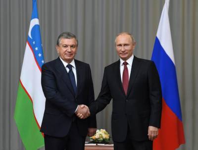 Российский лидер и президент Узбекистана провели телефонный разговор