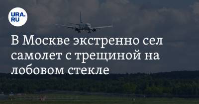 В Москве экстренно сел самолет с трещиной на лобовом стекле