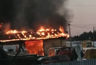 После пожара в гараже в Рахье возбуждено уголовное дело