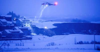 В Норвегии в жилом районе сошел гигантский оползень (фото, видео)