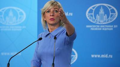 Захарова назвала угрозу главы МИД Украины заявлением из преисподней