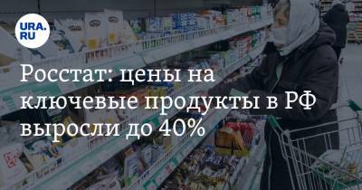 Росстат: цены на ключевые продукты в РФ выросли до 40%. Список
