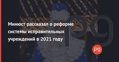 Минюст рассказал о реформе системы исправительных учреждений в 2021 году