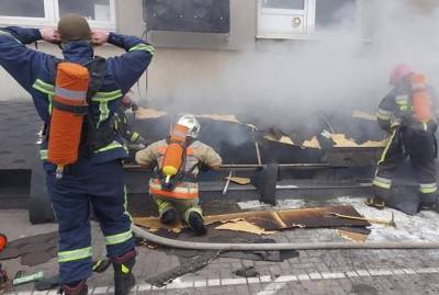 В Ровно горел ТРЦ "Арена", эвакуировали 53 человека