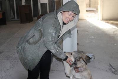 Волгоградка открыла центр реабилитации для бездомных собак