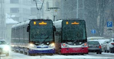 В Новый год общественный транспорт в Риге не будет бесплатным