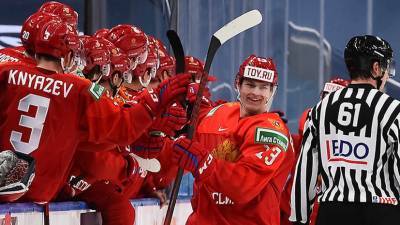 Марат Хуснутдинов - Родион Амиров - Егор Афанасьев - Кирилл Кирсанов - Сборная России в овертайме победила команду Швеции на МЧМ-2021 по хоккею - russian.rt.com - Швеция