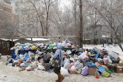 Из центра Саратова не вывозят мусор