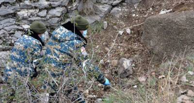 Группы армянских спасателей ведут поиски тел в районах Мартуни, Мартакерта и Джабраила
