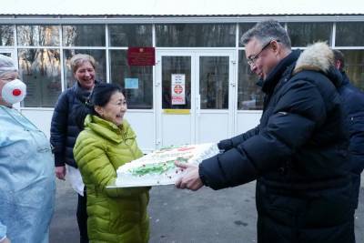 Ставропольский губернатор побывал в канун праздника в ковидных госпиталях