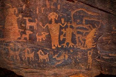 В Индии нашли наскальный рисунок, возрастом 4 тысячи лет