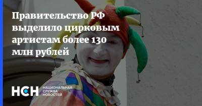 Правительство РФ выделило цирковым артистам более 130 млн рублей
