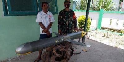 Индонезийский рыбак выловил китайский подводный беспилотник — фото