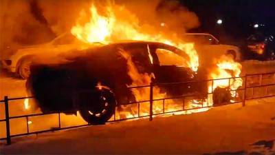 В Дзержинске сожгли автомобиль главреда новостного портала