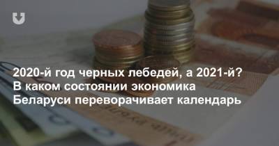2020-й год черных лебедей, а 2021-й? В каком состоянии экономика Беларуси переворачивает календарь