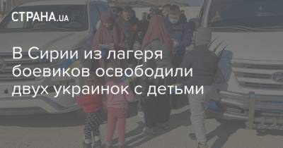 В Сирии из лагеря боевиков освободили двух украинок с детьми