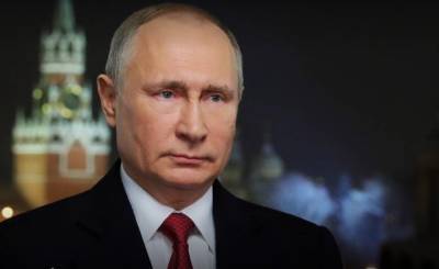 Появилось полное видео новогоднего обращения Путина
