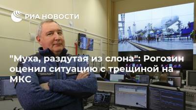 "Муха, раздутая из слона": Рогозин оценил ситуацию с трещиной на МКС