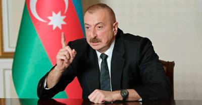 Алиев дал название войне Азербайджана с Арменией