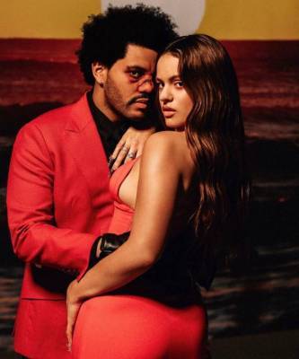 Огненный союз: испанка Розалия и The Weeknd опубликовали соблазнительный кадр