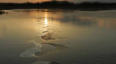 В Воронежской области 57-летняя женщина провалилась под лёд и утонула