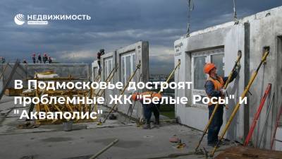 В Подмосковье достроят проблемные ЖК "Белые Росы" и "Акваполис"