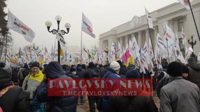 В Киеве вновь протестуют ФОПы: Произошла стычка с полицией