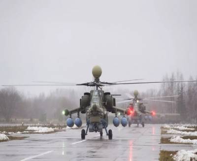 В Центр боевой подготовки в Тверской области прибыли два новых вертолета