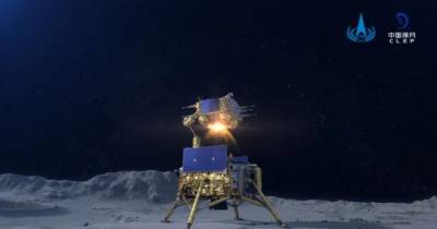 На пути домой. Аппарат Chang’e 5 запустил с Луны зонд с камнями для возвращения на Землю